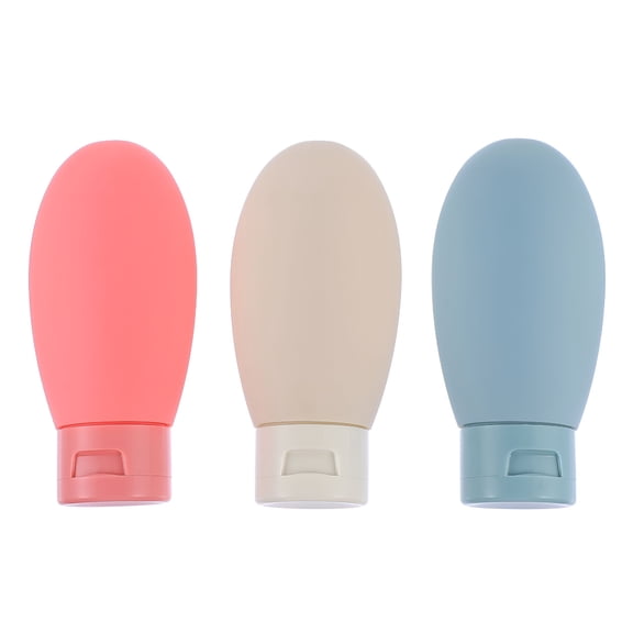 ACDANC Travel Size Containers Travel Bottles Assorted Color 3Pcs 2.4X1.97X1.18In