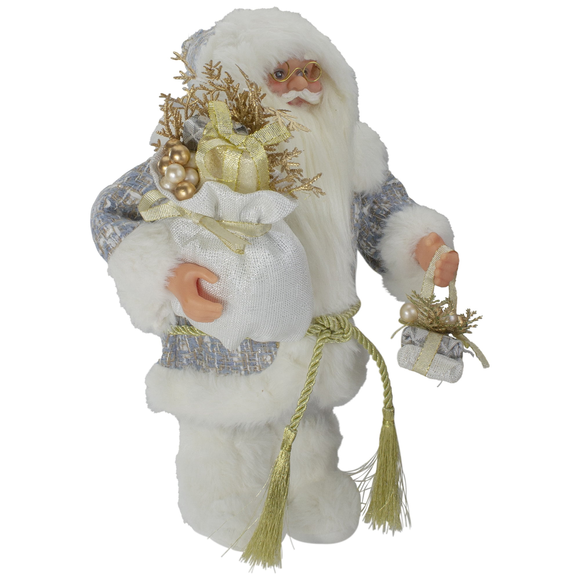 Northlight Winter Frost Santa Claus Standing Christmas Figure - 12"