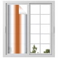thumbnail image 2 of Gray Orange Window Privacy Film, Modern Gradient Geometric Static Cling UV Sun Blocking Tint Film Heat Control Windows Films for Bedroom Bathroom, Window Stickers 29.5"x78.7", 2 of 8