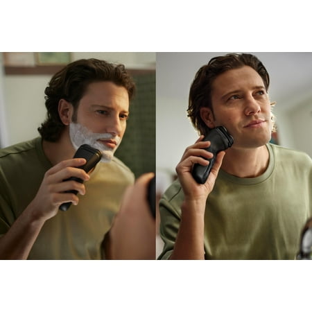 Philips Norelco Shaver 2400, Cordless Electric Shaver with Pop-Up Trimmer - Deep Black