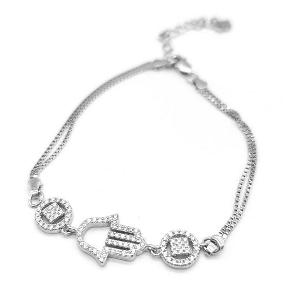Sterling Silver Hamsa bracelet