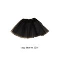 thumbnail image 4 of Sonducket tutú Traje de baile Vestidos de niña Ropa para ocasiones especiales con buen rendimiento Decoración de fiesta para niños Lago azul Prendas para la parte inferior del cuerpo Negro, 4 of 6