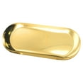 thumbnail image 6 of Oval stainless steel tray Storage tray tea fruit tray cosmetics jewelry tray, 6 of 9
