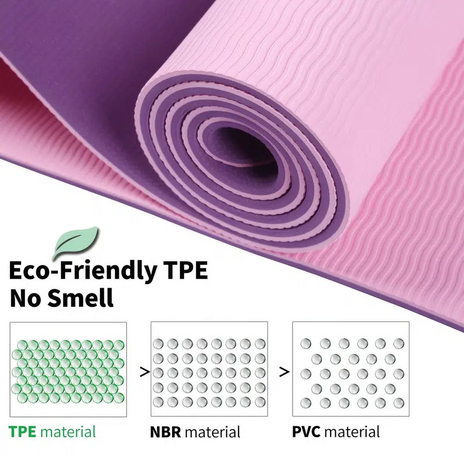 Yoga Mat TPE Environment Friendly Non slip Non Toxic And Eco