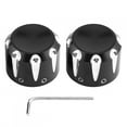 thumbnail image 2 of Front Axle Cover , Nut Cover Front Axle 2pcs Front Axle Nut Cover Black Front  Durability Front Axle Skull Cover  For Man For Car, 2 of 8