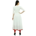 thumbnail image 1 of Bimba Womens Designer Ethnic Kurti Flared Anarkali Kurta Dress With Tassele, 1 of 2
