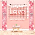 thumbnail image 5 of Costeam Valentine's Day Hanging Banner Decoration, Indoor Outdoor Front Door Wedding Anniversary Flag, Party Supplies, 5 of 6