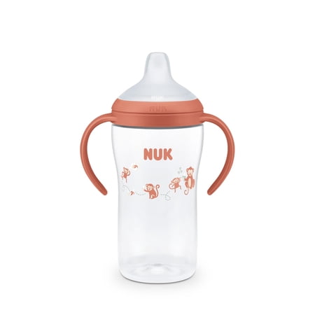 NUK Perfect Match Learner Toddler Sippy Cup, 8oz, 1 Pack, Orange