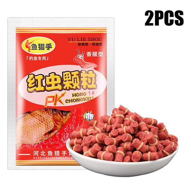 Lttoisl AGIUFGS Potent Fish Attractant Pellets, Strong Scent Fishing Bait Enhancer for Freshwater & Saltwater Angling, High-Concentration Lure for All Species - 25g/50g Bags