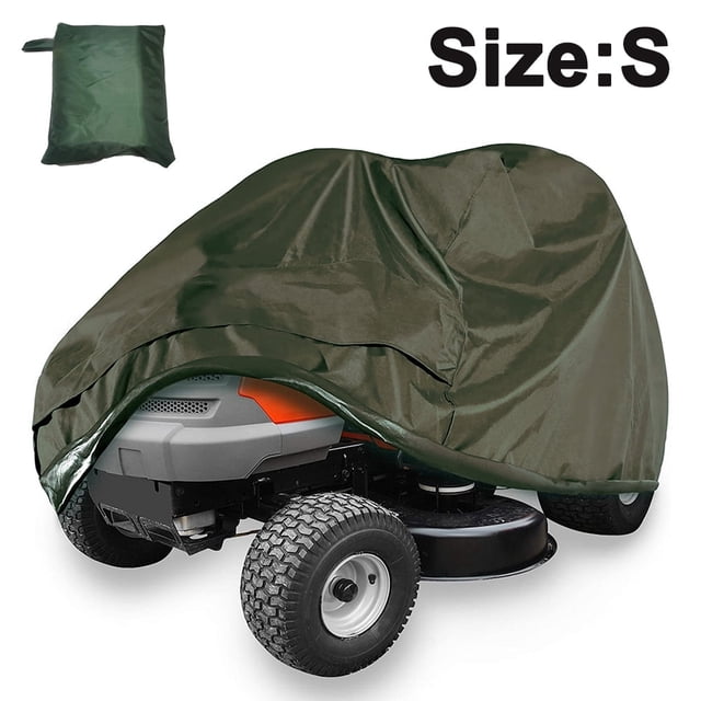 Xiao Hua Lawn Mower Hood - Tractor Hood Available for Decks up to 54 Inches, Storage Hood, Heavy Duty 210D Polyester Oxford Cloth, UV Protection, Universal, Storage Bag with Drawstring and Lid