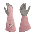 thumbnail image 3 of Rose Gardening Gloves L Size Pink Thorn Proof Long Protective Work Gloves for Men Women Garden Yard Farm Pruning Anti Scratch Durable Gloves, 3 of 10