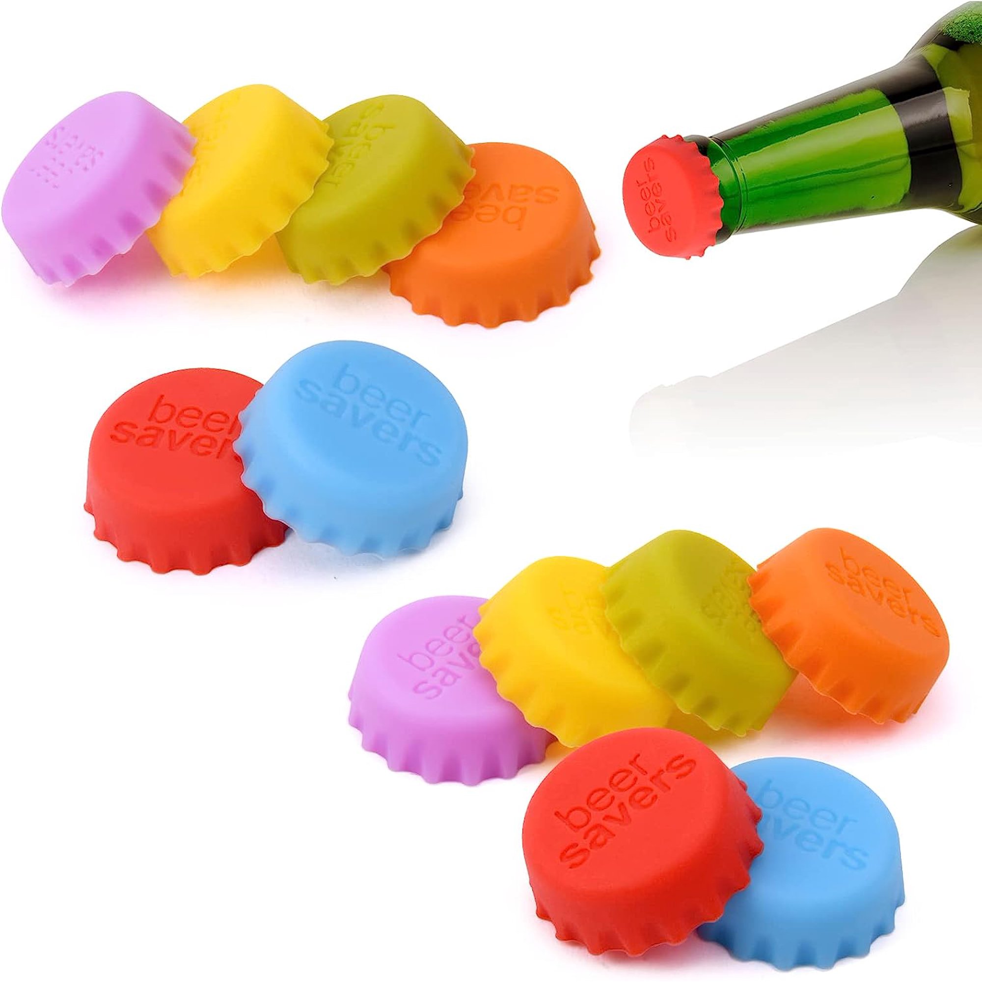 Bouchons De Bouteille Vin Silicone - Lot De 6 Couleurs