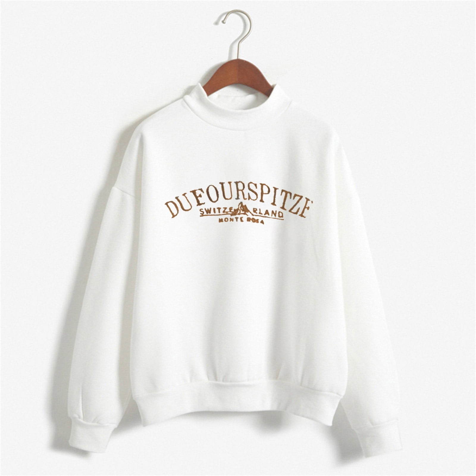 Durtebeua Cotton Crew Neck Sweatshirt For Women Long Sleeve Shirt