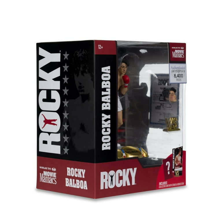 Amazon.com: McFarlane - Movie Maniacs 6In Posed - Rocky Wave