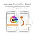 thumbnail image 3 of 23andMe Ancestry Service - DNA Test Kit, Personalized Genetic Legacy, 4,500+ Geographic Regions, Ancestry Test, Family Tree, DNA Relative Finder, Origins, Ethnicities, Traits, Ancestry Reports, 3 of 9