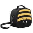 thumbnail image 2 of Jeiento Bee Kindergarten Lunch Box for Girls Bento Lunch Bag with Strap Leakproof Small Insulated Cooler Bag Reusable Thermal Meal Tote Kit for Boys Child Kids for School Potluck Travel, 2 of 6