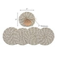 thumbnail image 2 of 4 PC Round Wave Braided Coaster, 2 of 4
