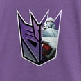 thumbnail image 2 of Girl's Transformers: EarthSpark Megatron Decepticon Logo Graphic Tee Purple Berry Large, 2 of 4