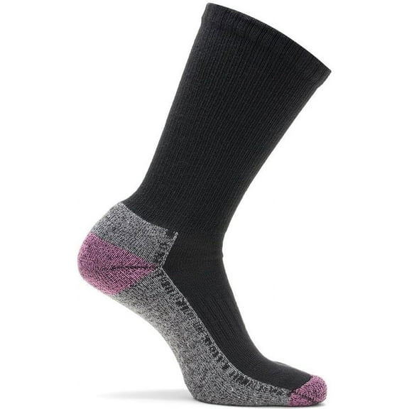 WOLVERINE Women ST Cotton Crew, Pack of 2, Color: Black, Size: Medium