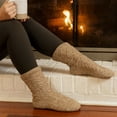 thumbnail image 3 of Tough Land Slipper Socks for Women with Grippers Non Slip, Sherpa Lined Slipper Socks, 3 of 4