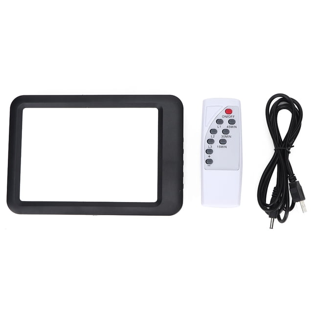 ATTOE LED Light Therapy Lamp Timing with Remote Control Treating Depression USB Charging 5V-081403