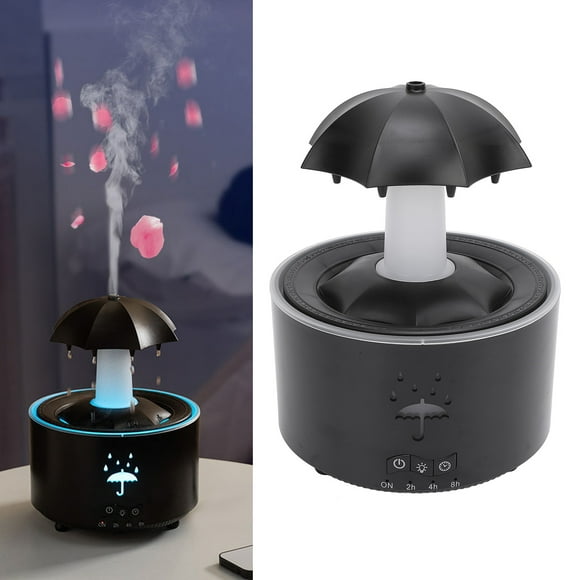 Difusor Y Humidificador De Aceite Esencial, Difusor De Aromaterapia De 300 Ml Con Función De Cierre Automático, Humidificador De Niebla Fresca Con Luces Coloridas Para La