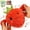 3 Rechargeable Battery&Box, variant on Soft Plush Musical Sensory Toy, Strawberry Fruit Interactive Plush Toy with Sounds, Skin Touch Activated Sound Doll, Dual Mode Educational Toy, Fruit Style Gift for Baby Kids Boys Girls All Ages