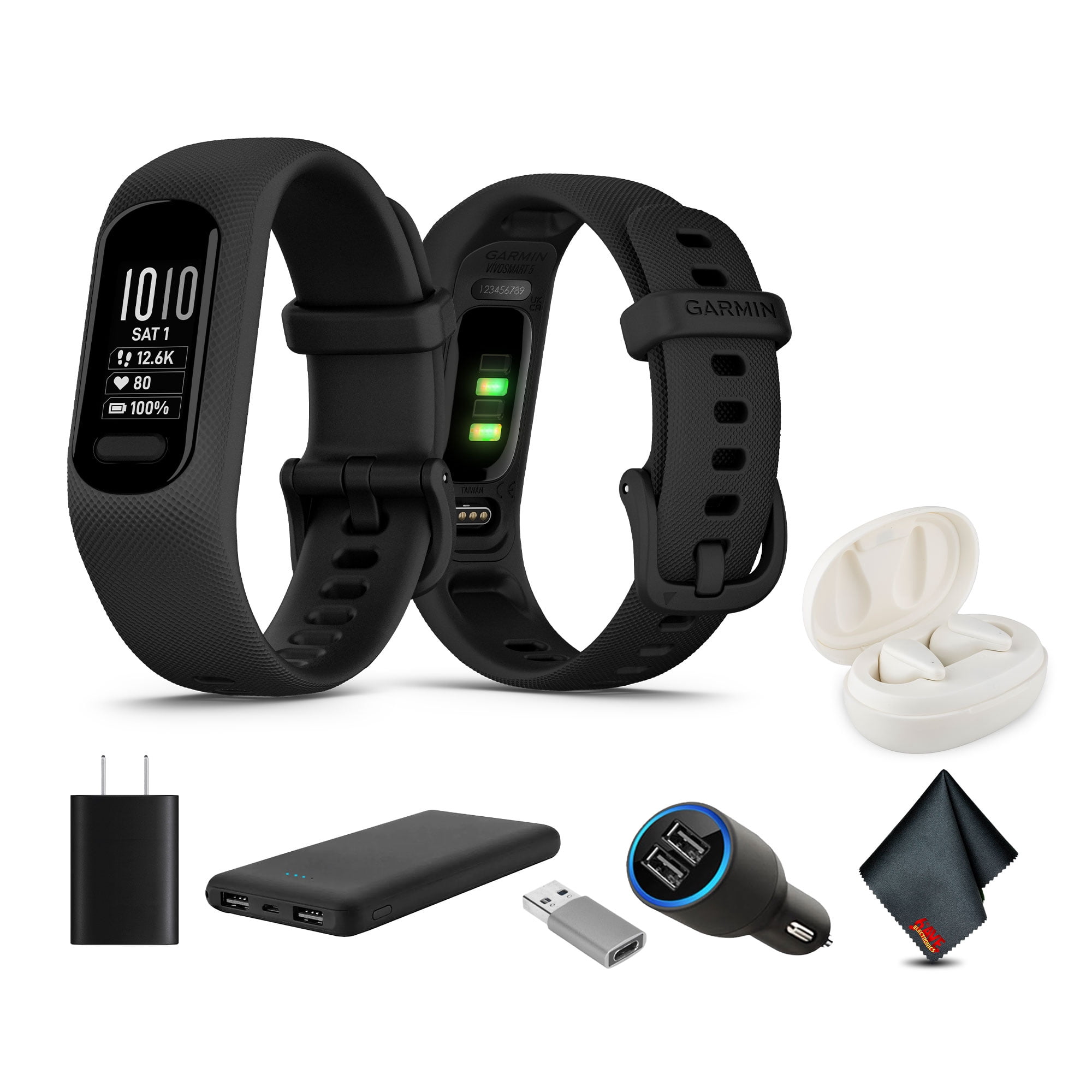 GARMIN, Fitness Tracker, 010-02645-04, Black Large - Walmart.com