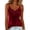 Wine, variant on Women Vintage Velvet Tank Tops Spaghetti Strap Cowl Neck Crop Tank Tops Backless Sleeveless Fitted Cami Tops Trendy Going Out Blouse