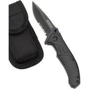 3" Stainless Steel Folding Pocket Knife, with Sheath