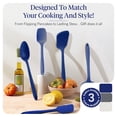 thumbnail image 5 of GIR Get It Right 10 Piece Essentials Silicone Cooking Utensils Set Nonstick 425°F Heat Resistant Kitchen Utensils Set for Cooking & Baking, Royal Blue, 5 of 7
