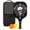 Black, variant on Pickleball Paddles Set Of 1, Fiberglass Surface, Skull & Tattoo Print, 1 Paddle, 2 Balls & Bag