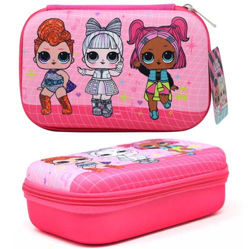 L.O.L Surprise 2 Colors Girls Pencil Case with Comb & Brush School Supply 1PC 