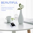 thumbnail image 4 of Jewelry Storage Box 8Pcs Marble Pattern Jewelry Packaging Boxes Multifunctional Necklace Ring Boxes, 4 of 6