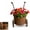 1pc, variant on EVHRZN Rustic Metal Wheelbarrow Planter, Vintage Garden Cart Flower Pot, Outdoor Farm Stand Decor, Rustic Farmhouse Yard, Rolling Plant Holder, Antique Wheel Iron for Succulents