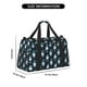 thumbnail image 3 of Disketp Christmas Gnome blue Bolsa de Viaje Tipo Duffle, Bolso de Mano para Fin de Semana para Mujer, Bolsa de Gimnasio Ligera para Hombre, Esencial para Viajes, 3 of 7