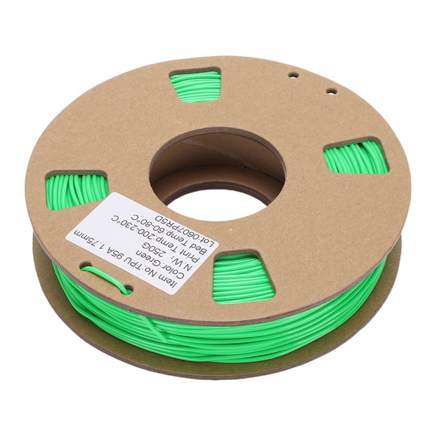 Filamento De La Impresora 3D, Paquete De 1.75 Mm, Precisión Dimensional +/- 0.02 Mm, 95A TPU Alta Elasticidad Flexible, Se Adapta A La Mayoría De Las Impresoras 3D FDM