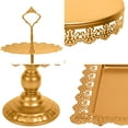 ounewxy Gold Cake Stand Set Cupcake Holder for Dessert Cake Table Decor