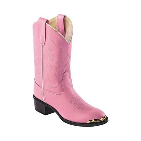 Children's Old West All Over Man Made Round Toe Cowboy Boot