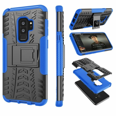 Galaxy S9 Plus Case, S9 Plus Case with Stand, Galaxy S9+ Case Cover, Tekcoo Shock Absorbing Defender Heavy Full Body Kickstand Carrying Armor Case Cover For Samsung Galaxy S9 Plus 6.2"
