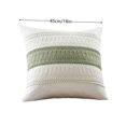 thumbnail image 3 of 2PC Throw Pillow Covers, Soft Farmhouse Decorative Couch Pillow Cases, Cushion Covers for Sofa Bed Living Room Home Decor, Polyester and Burlap for Living Room,18x18 Inch, 3 of 4