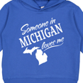 thumbnail image 3 of Inktastic Someone in Michigan Loves Me Toddler Hoodie, 3 of 4