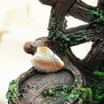 thumbnail image 5 of Aquarium Fish Tank Landscaping Reptile Box Fish Shrimp Cichlid Fish Avoid Cave Nest Simulation Resin Dilapidated Wine Barrel Decoration, 12.5*7*, 5 of 5