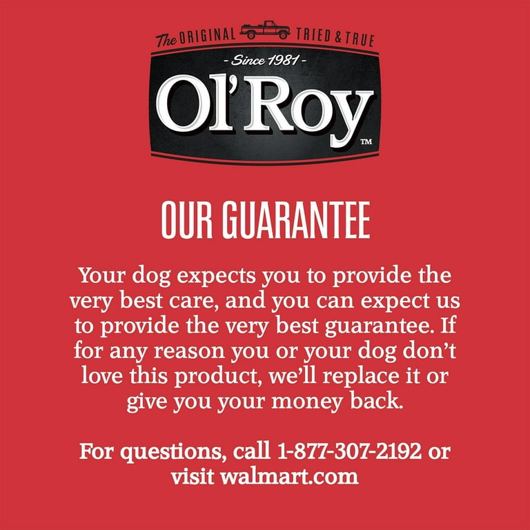Ol Roy Peanut Butter Flavor Pig Ear Chews 31.1 oz 36 Count