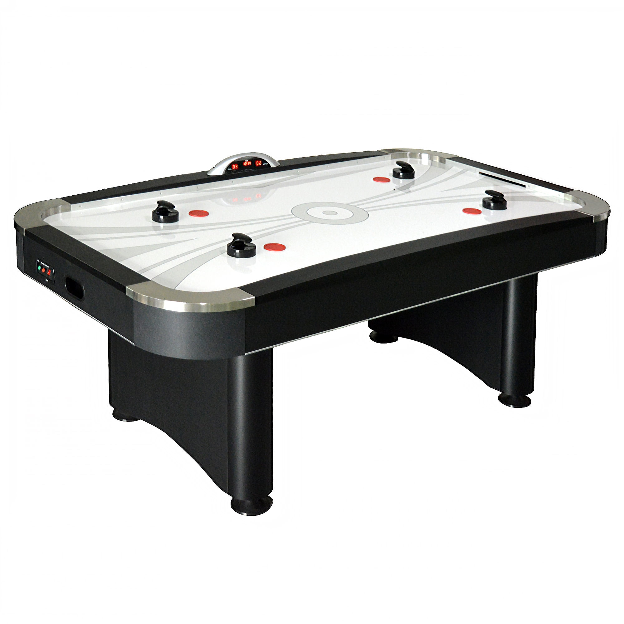 7-ft Air Hockey Table with LED Electronic ScoringHathaway Top Shelf