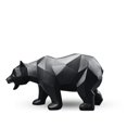 thumbnail image 1 of Escultura Oso Estatua de resina Decoración del hogar Geométrica Artesanía Moderna Afortunado Sencillez, 1 of 5