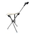 thumbnail image 3 of Bastón Con Asiento Bastones De Trekking Plegables Silla De Bastón Para Escalar Cola Adultos Negro, 3 of 8