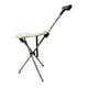 thumbnail image 4 of Bastón Con Asiento Bastones De Trekking Plegables Silla De Bastón Para Escalar Cola Adultos Negro, 4 of 8