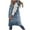 Blue, variant on ZMHEGW Coats For Women Long Winter Vest With Hood Sleeveless Warm Down With Pockets Quilted Vest Down Quilted Outdoor Fall Jackets