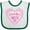 White and Green, variant on Inktastic Grandpa's Sweetie Pie with Pink Hearts Boys or Girls Baby Bib